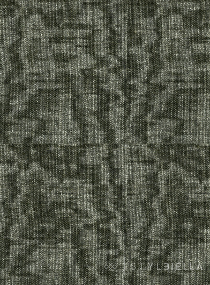 Stylbiella Spring Dew Green Linen Jacket - Image 4