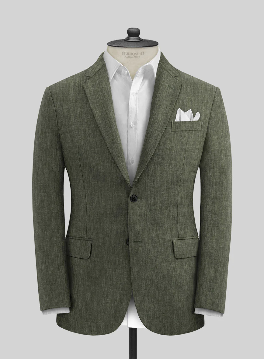 Stylbiella Spring Dew Green Linen Suit - Image 3