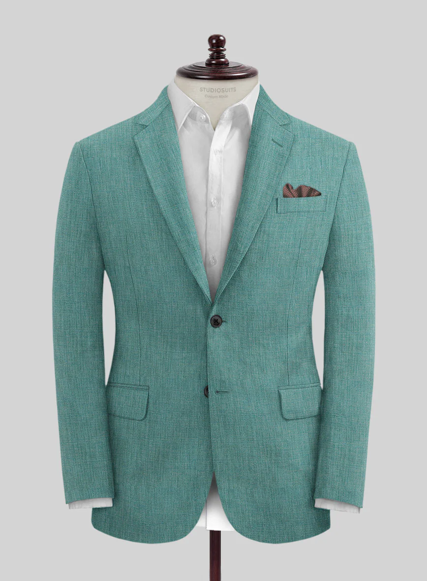 Stylbiella Spring Green Linen Suit - Image 3