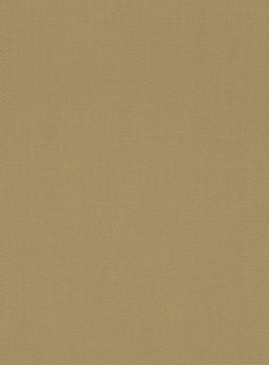 Tan Feather Cotton Canvas Stretch  Jacket - Image 2