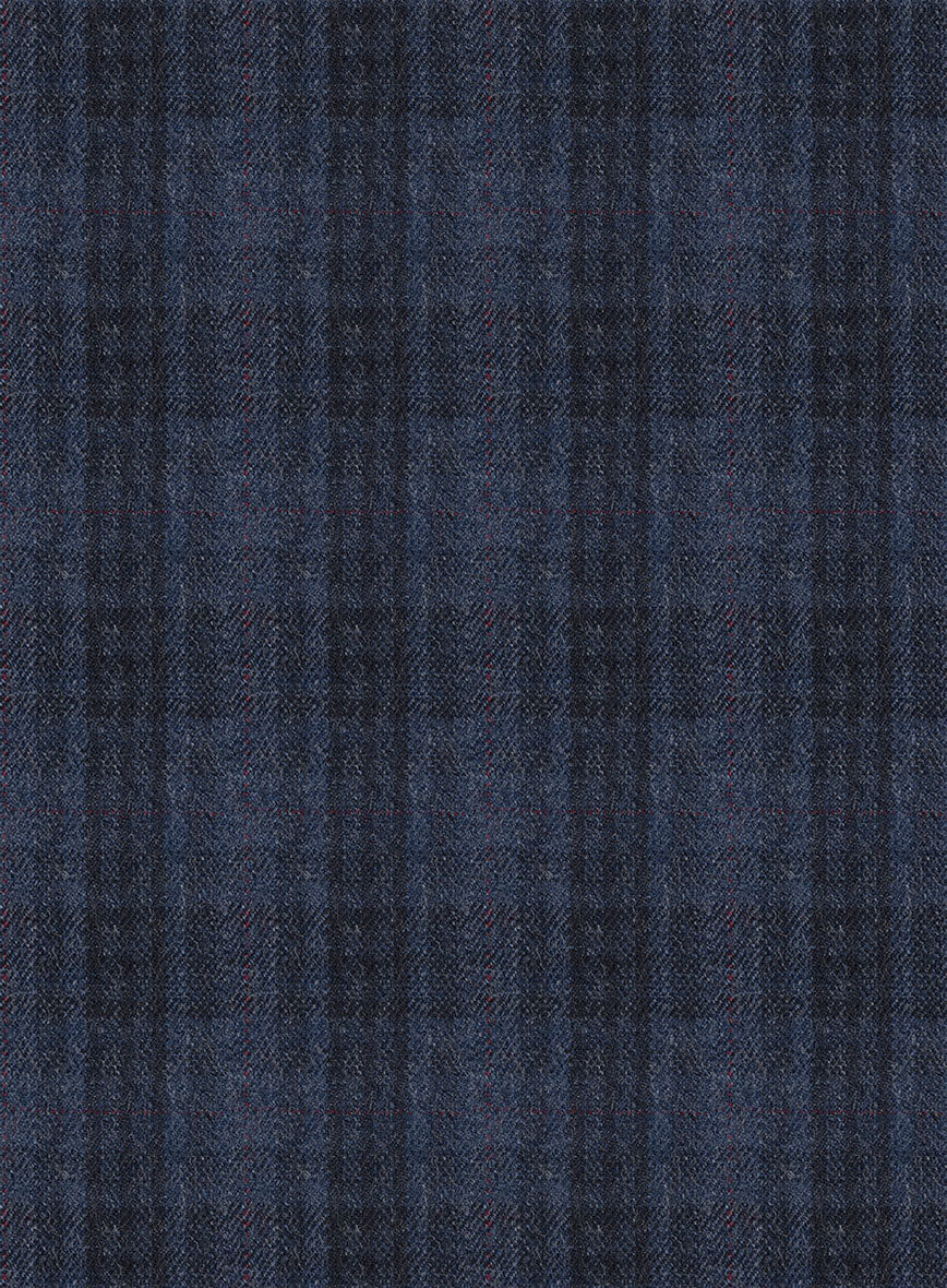 Tartan Blue Flannel Jacket - Image 3