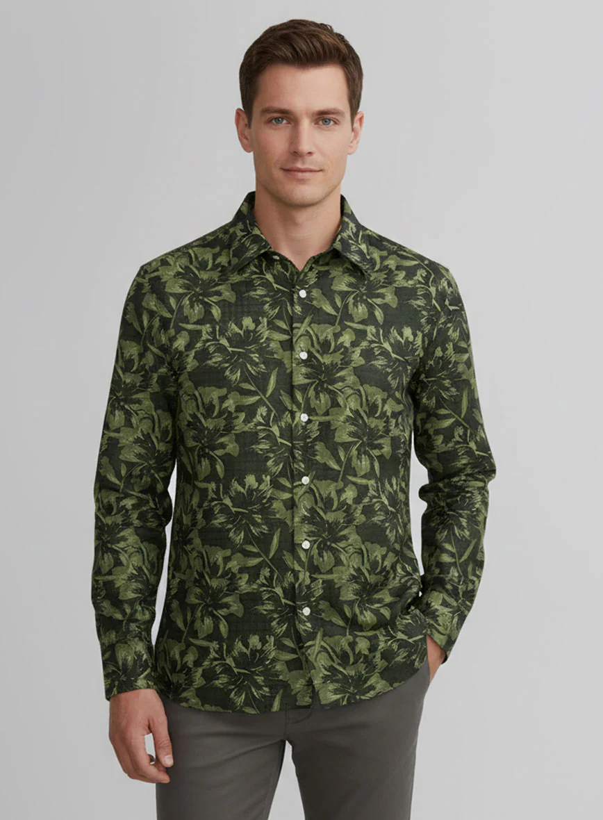 Terrain Leaf Cotton Shirt