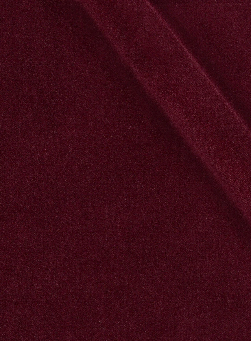 The Golden Bee Wine Velvet Suit - Image 5
