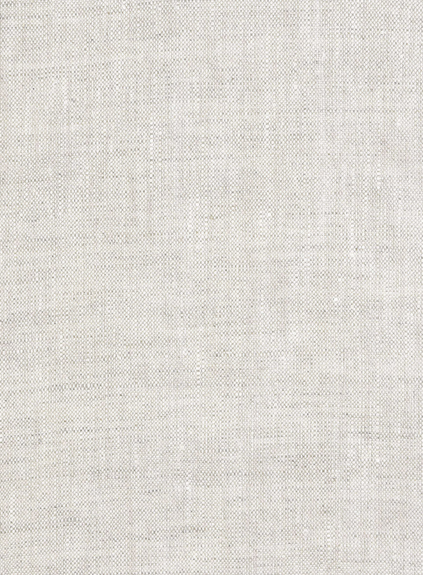 Tropical Beige Linen Pants - Image 3