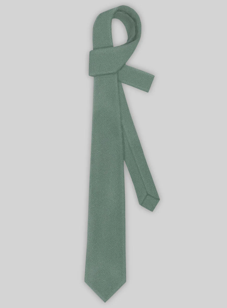 Tweed Tie - Naples Muted Green - Image 2