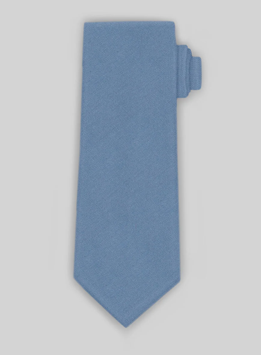 Tweed Tie - Naples Retro Blue