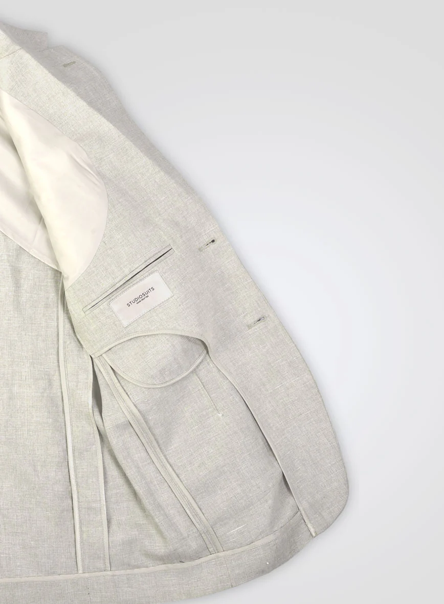 Italian Linen Unstructured Jacket - Image 4