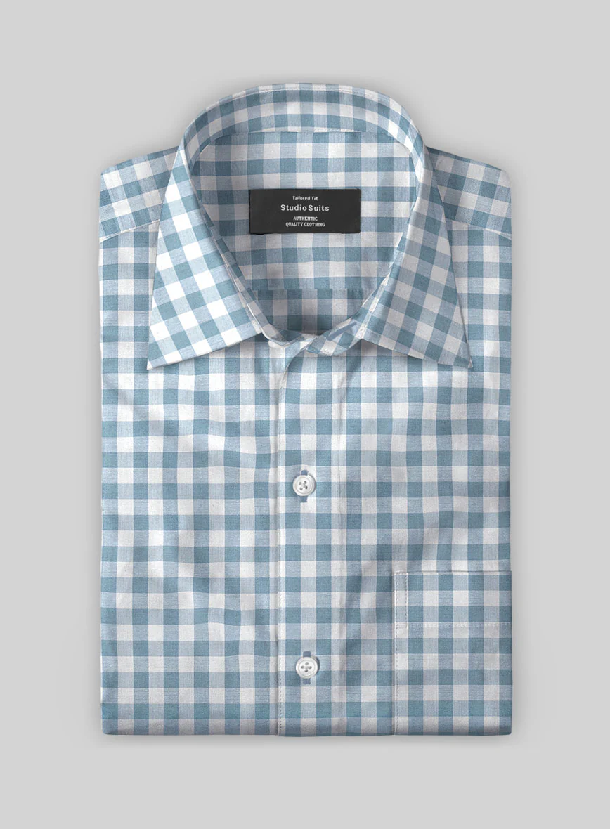 Urban Check Cotton Lycra Shirt