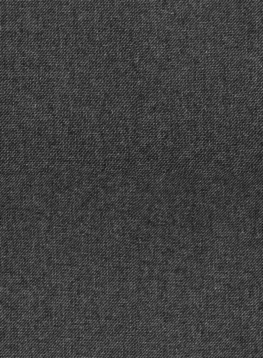 Vintage Dark Gray Weave Tweed Pants - Image 2