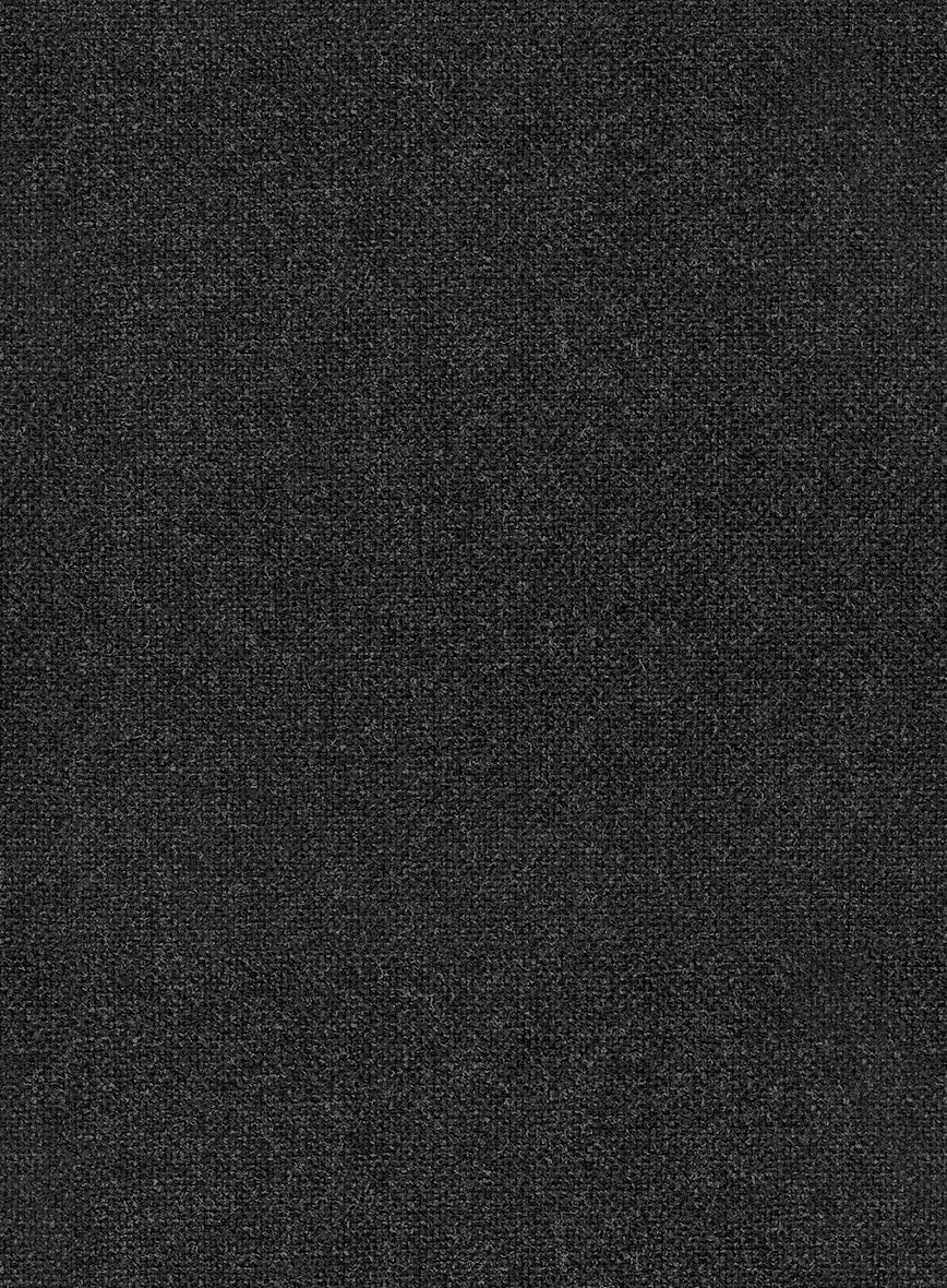 Vintage Rope Weave Charcoal Tweed Pants - Image 3