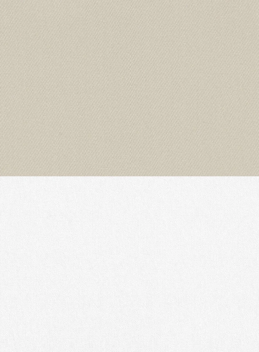 White Army Khaki Cotton Double Breasted Suit - Image 5