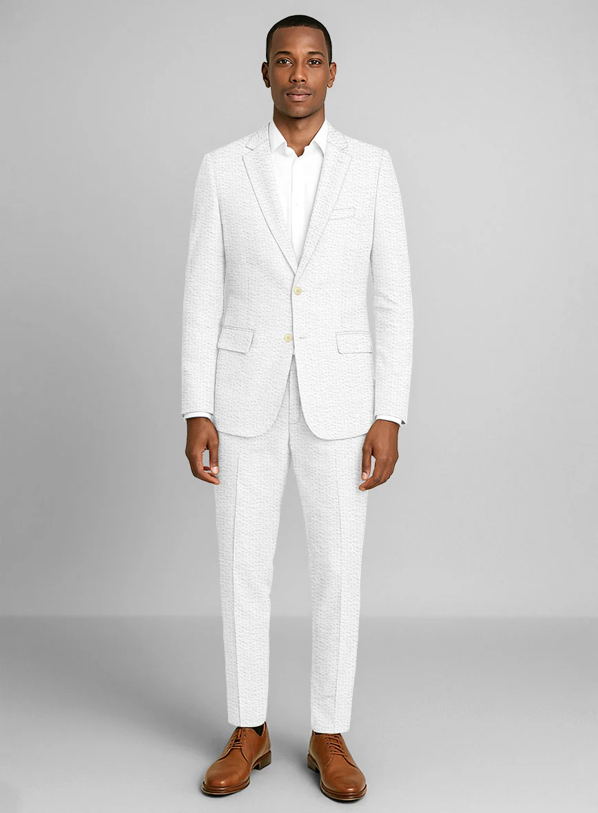 White Seersucker Suit