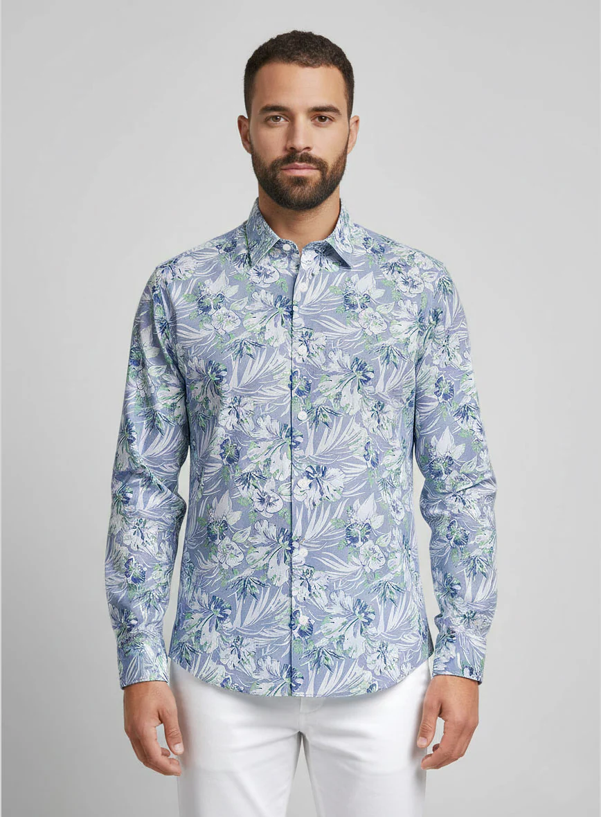 Willow Mist Cotton Shirt