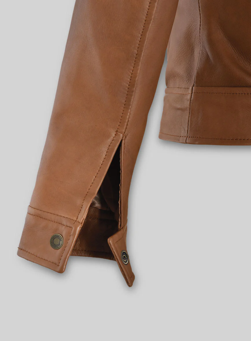 Women's Gigi Hadid Leather Jacket - Image 3