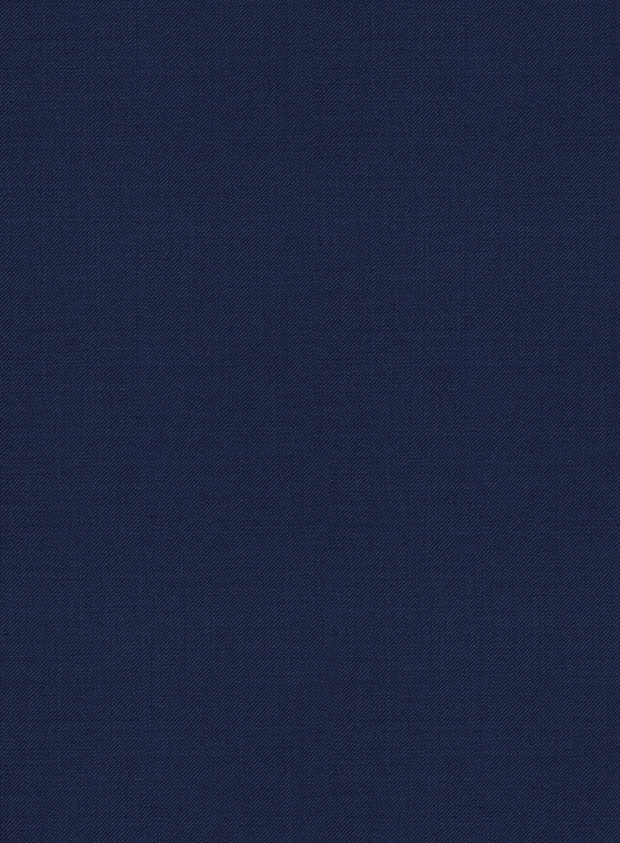 Women's Napolean Bottle Blue Wool Pants - Image 2
