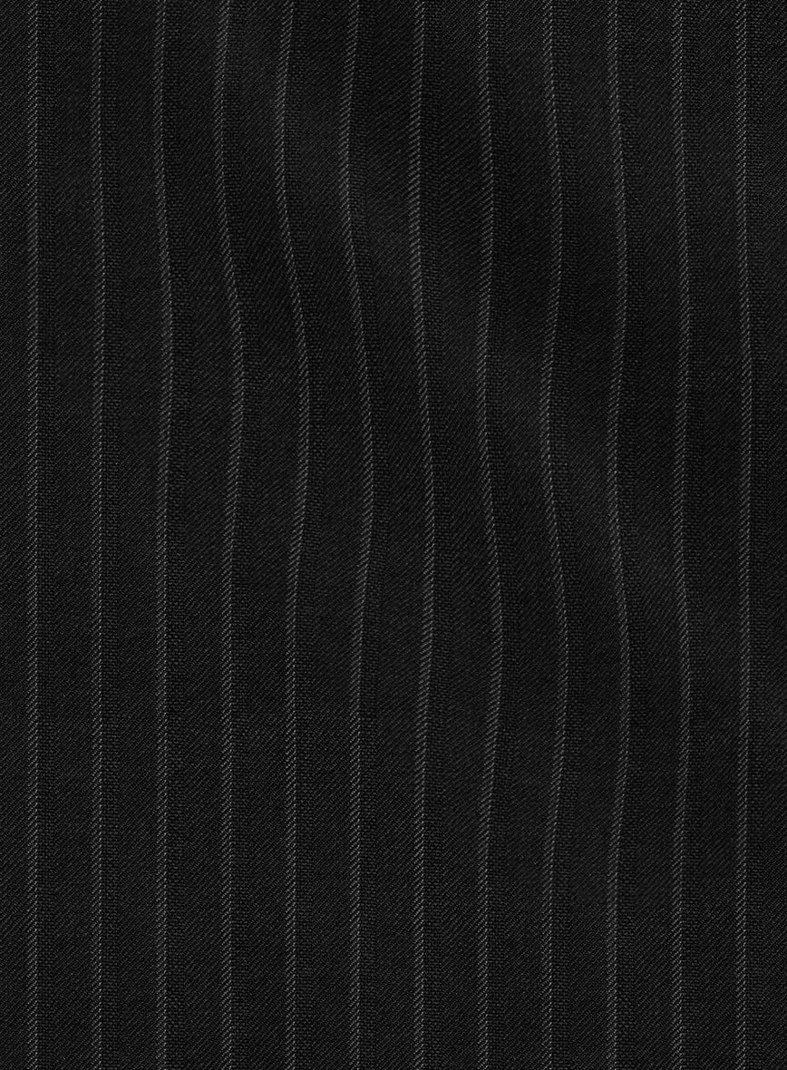 Women's Windsor Black Stripe Wool Jacket - Image 2