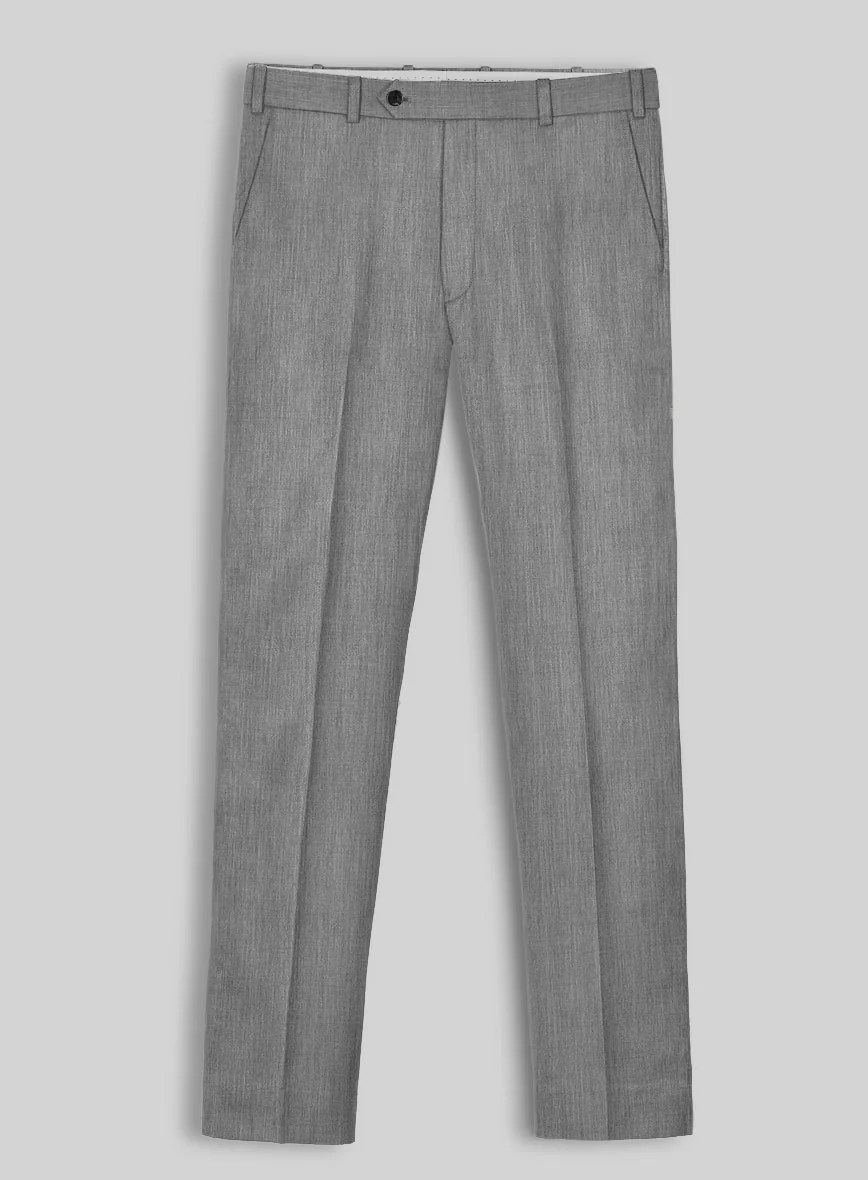 Worsted Light Gray Wool Suit - Image 4