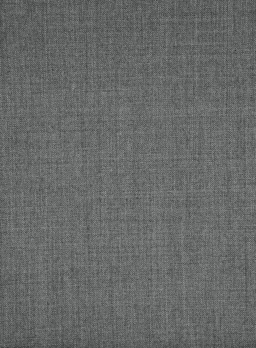 Worsted Mid Charcoal Wool Suit - Image 7