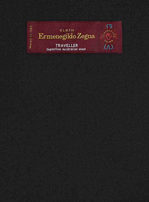 Lanificio Zegna Traveller Black Wool Suit - Image 2