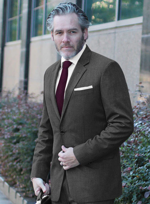 Lanificio Zegna Traveller Charcoal Wool Jacket - Image 3