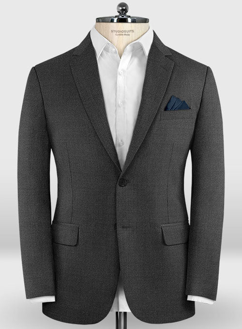 Lanificio Zegna Trofeo Charcoal Wool Suit - Image 4