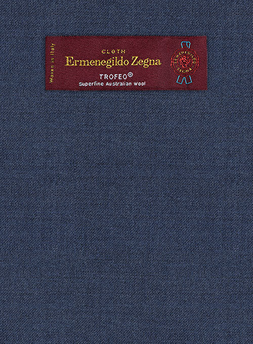 Lanificio Zegna Trofeo Rich Blue Wool Jacket - Image 2