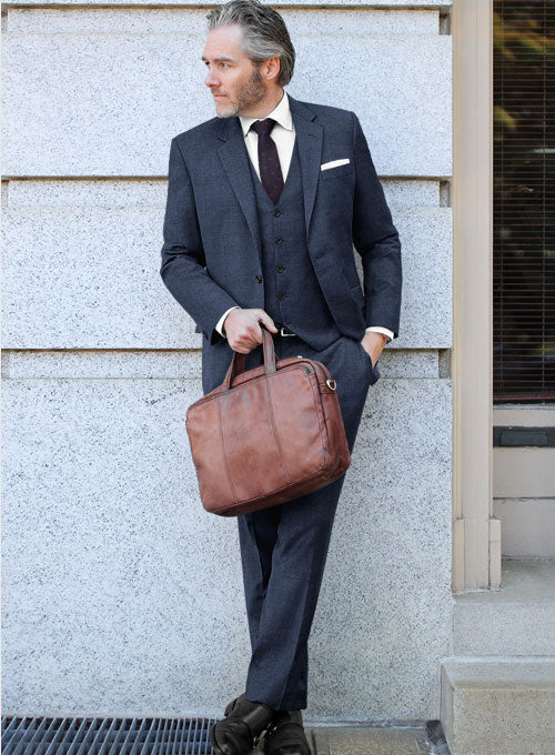 Lanificio Zegna Trofeo Rich Blue Wool Suit