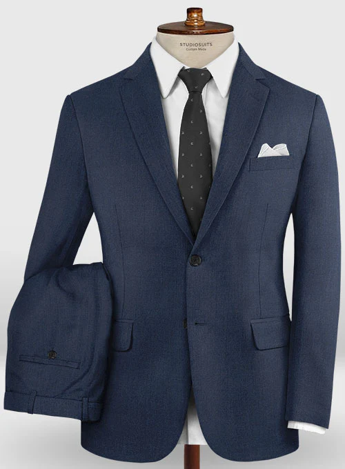 Lanificio Zegna Trofeo Royal Blue Wool Suit - Image 3